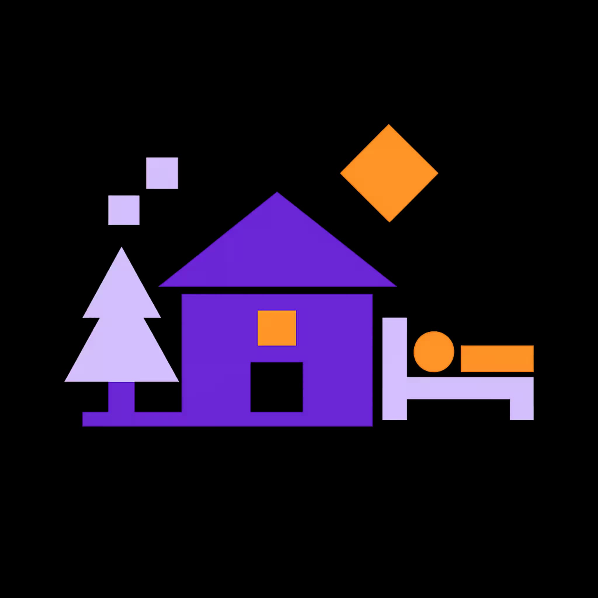 Travel App — hotel bed